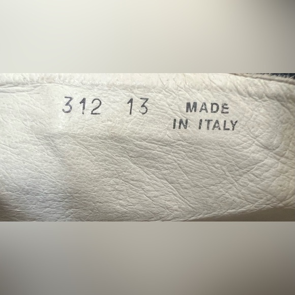 Del Toro Red Leather & Blue Denim chukka boots - Picture 6 of 6